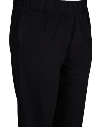 Cotton pyjama bottoms, Black, Packshot image number 2