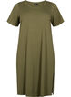 Cotton dress with short sleeves, Ivy Green, Packshot image number 0