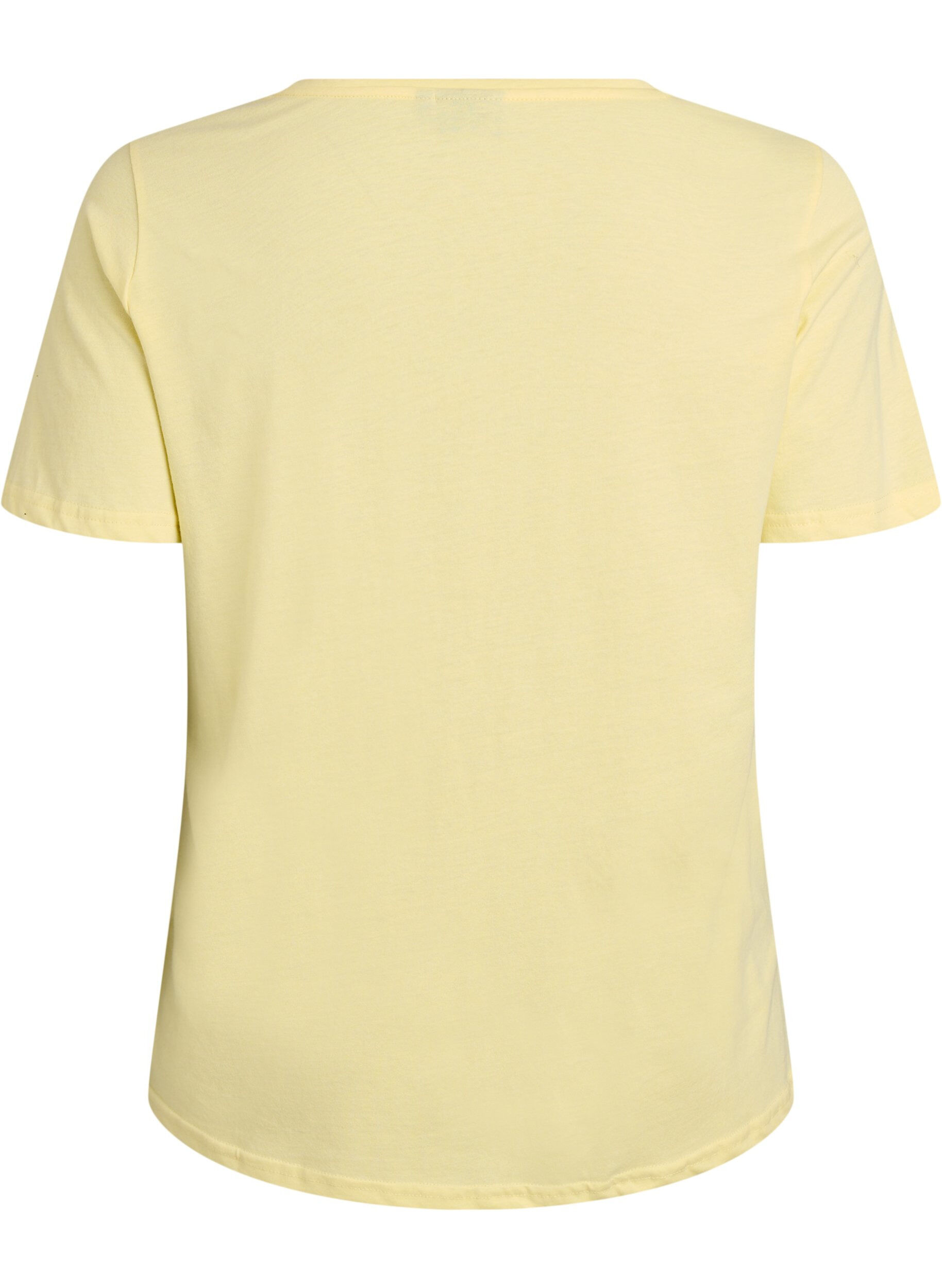 Zizzifashion FLASH - T-shirt with print, Yellow, Packshot image number 1