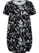 Short-sleeved, printed cotton dress, , Packshot image number 0