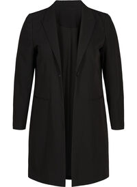 Long classic blazer made from a viscose mix