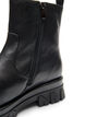 Wide fit - Chunky leather Chelsea boots with zip, Black, Packshot image number 4