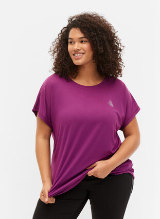 Short-sleeved workout t-shirt, Charisma, Model image number 0