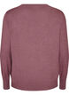 Knitted blouse with a round neck, Rose, Packshot image number 1