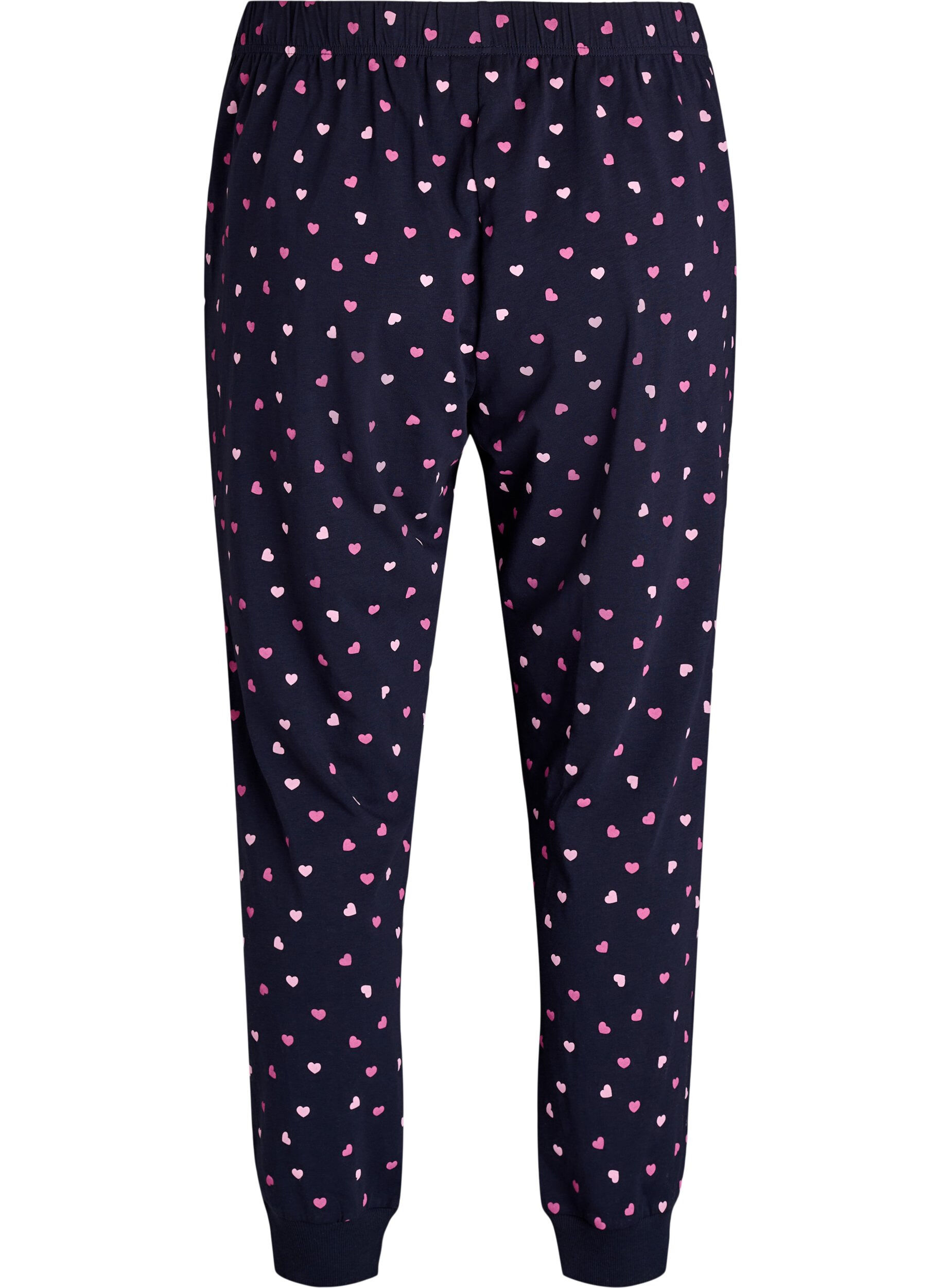Zizzifashion Printed pyjama trousers, Blue, Packshot image number 1