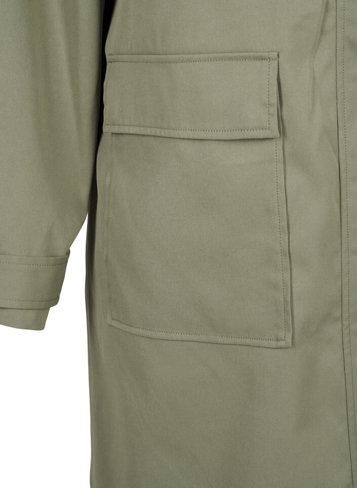 Water-resistant parka jacket, Green, Packshot image number 3
