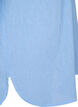 Shirt blouse with button closure in cotton-linen blend, Serenity, Packshot image number 3