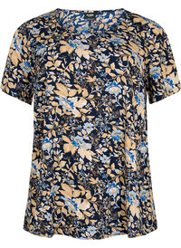 FLASH - Blouse with short sleeves and print