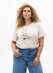T-shirt with motif, Vanilla, Model image number 0