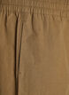 High-waisted cotton balloon trousers, Brown, Packshot image number 2