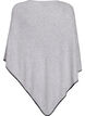Fine-knit poncho, Grey, Packshot image number 1