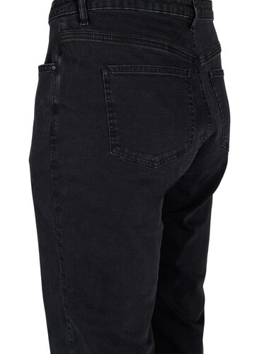 Cropped Vera jeans with straight fit, Black, Packshot image number 3
