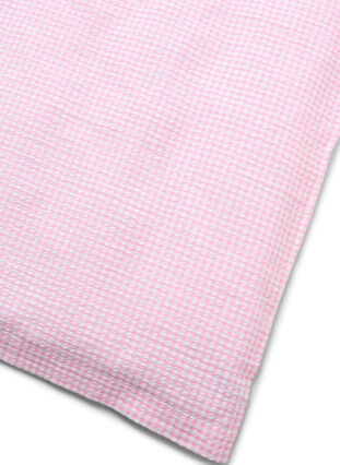 Cotton checkered bedding set, Rose/White Check, Packshot image number 2