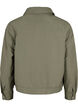 Bomber jacket with collar and pockets, Green, Packshot image number 1