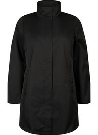 Jacket with pockets and high collar