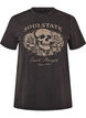 Organic cotton graphic T-shirt, Beige, Packshot image number 0