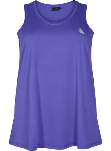 Plain-coloured sports top with round neck, Liberty, Packshot image number 0