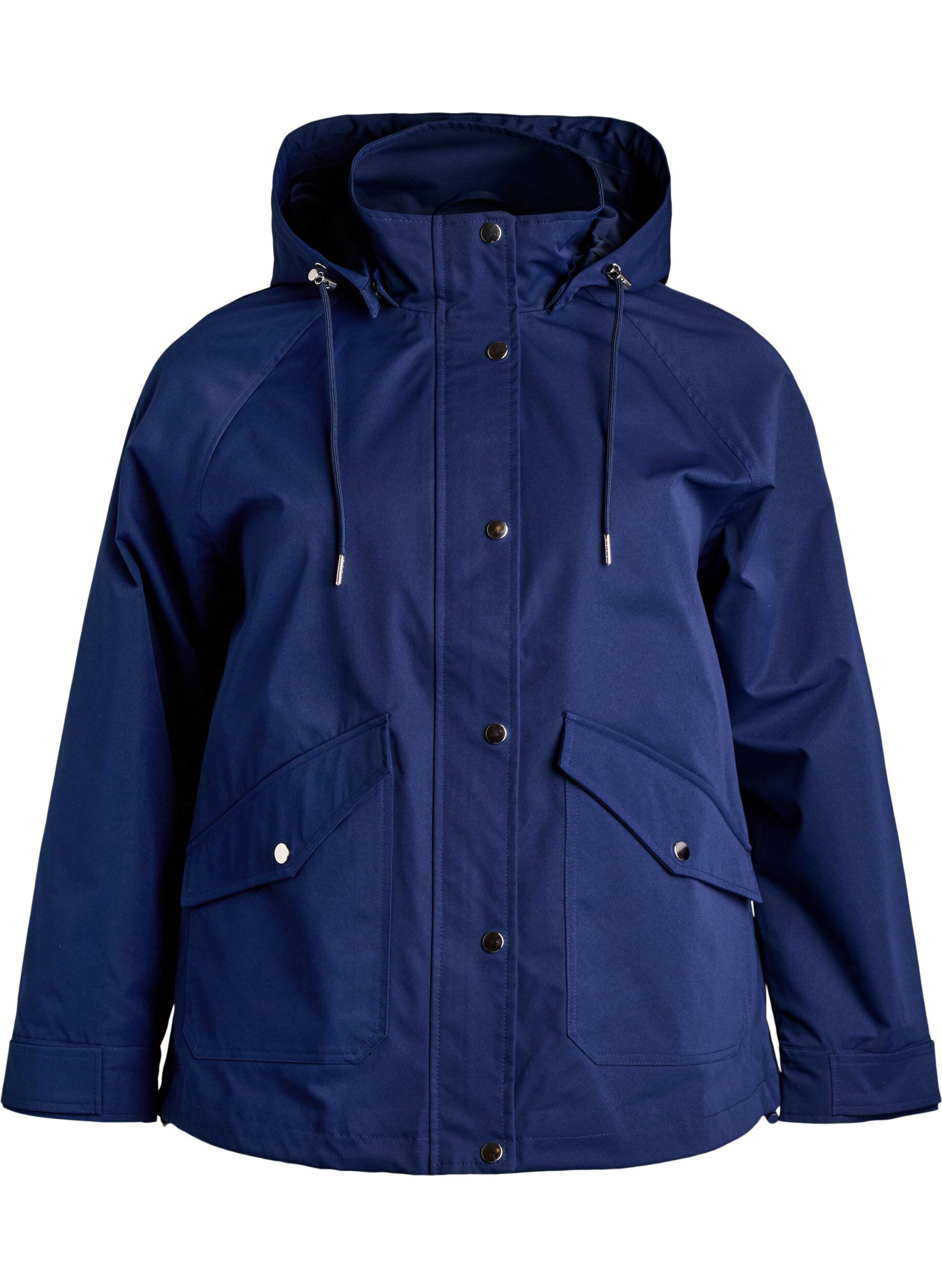ZizzifashionShort spring jacket with detachable hood, Blue, Packshot image number 0