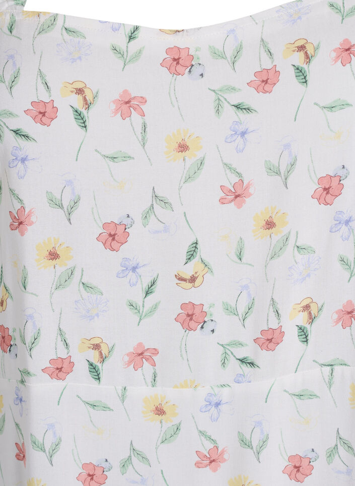 Summer dress with wide straps, White, Packshot image number 2