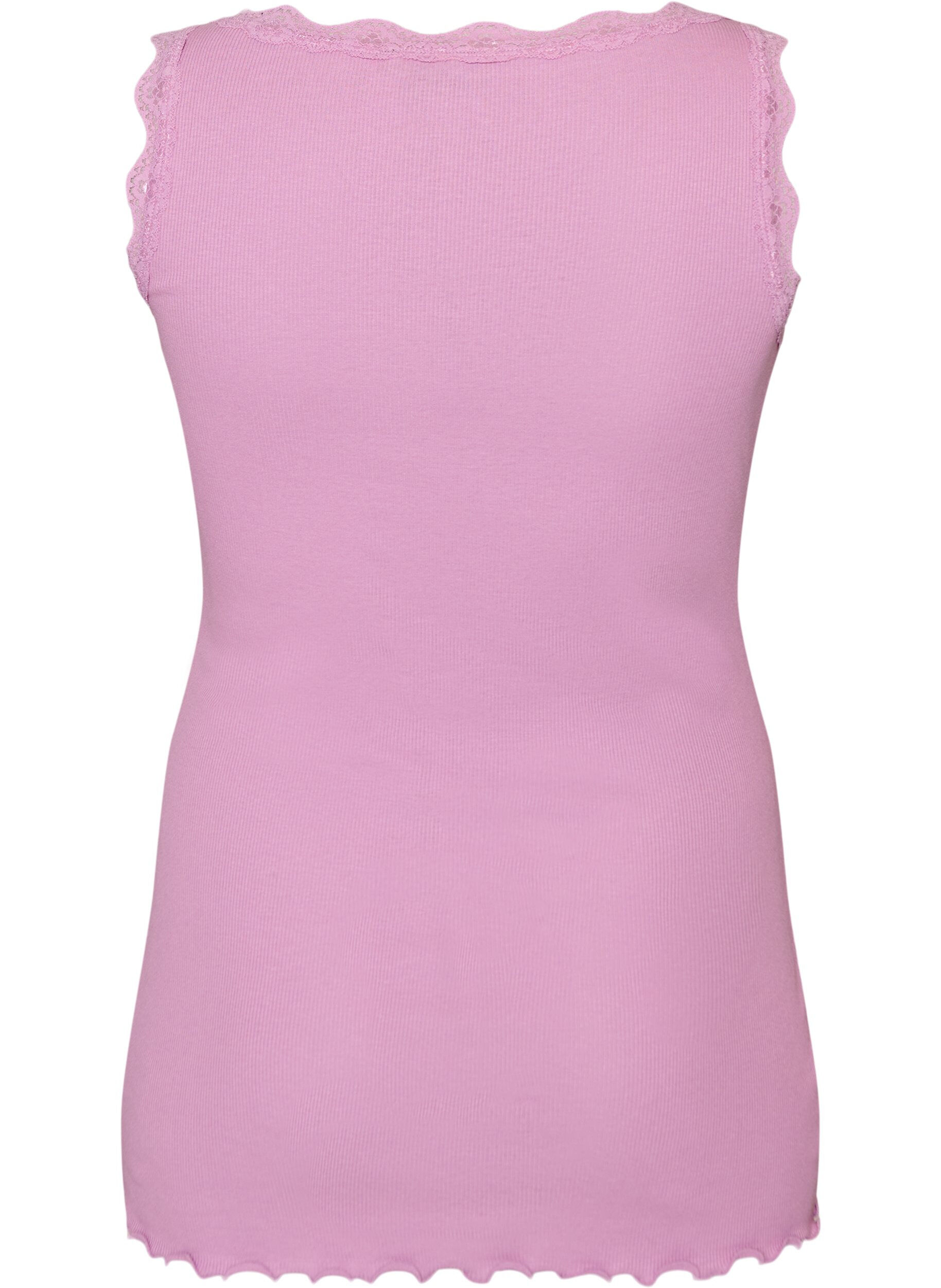 ZizzifashionTop with lace trim, Purple, Packshot image number 1