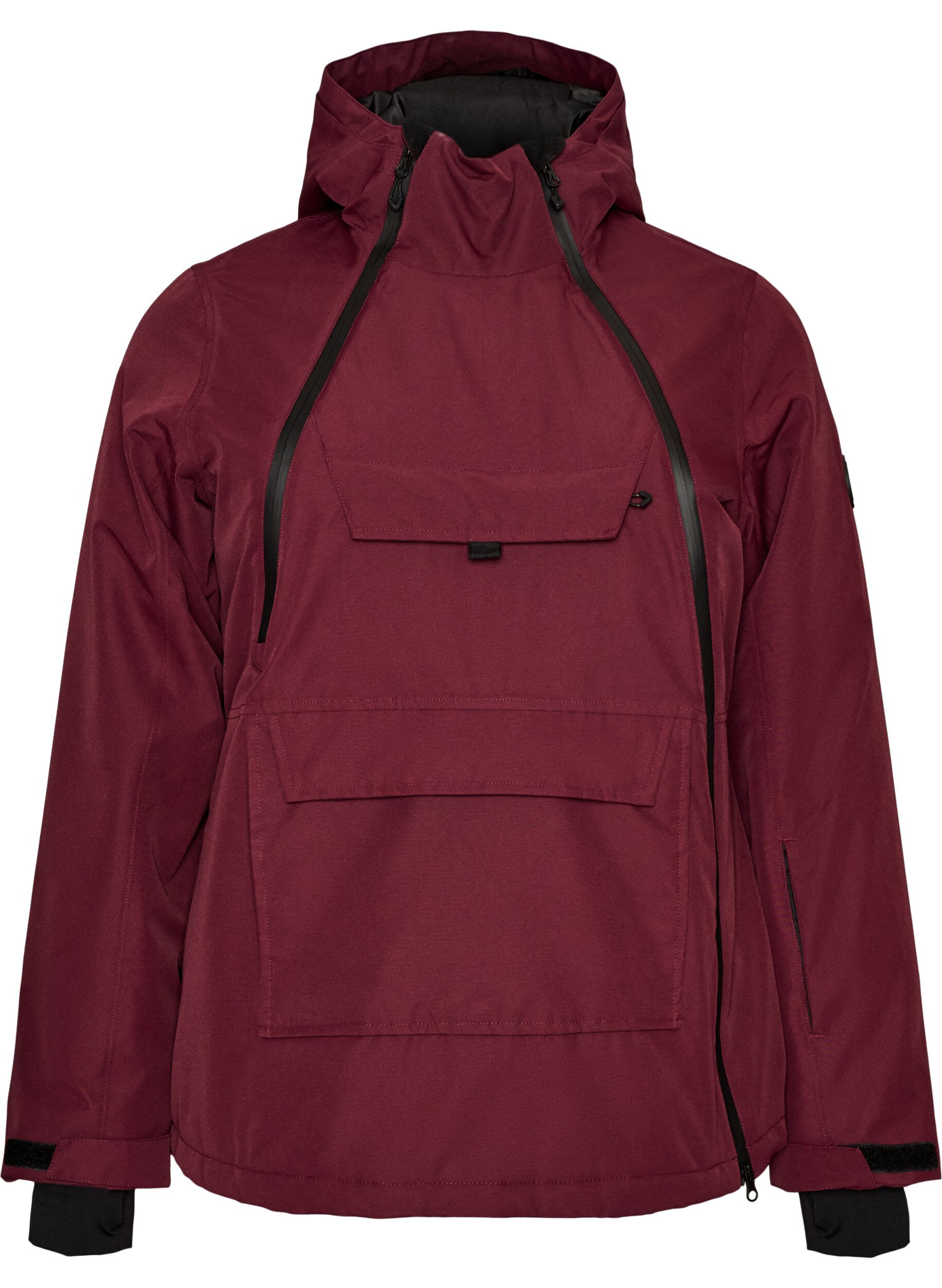 Functional ski anorak with hood