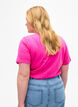 T-shirt with text motif, Shocking Pink W.Pink, Model image number 1