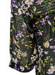 Blouse with floral print and V-neck, Black, Packshot image number 3