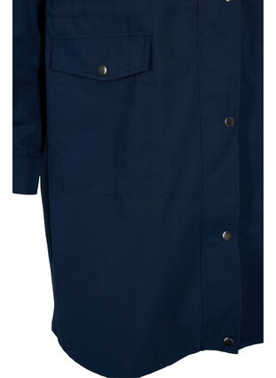 Parka jacket with hood and pockets, Navy Blazer, Packshot image number 3