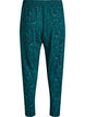 Cotton pyjamas pants with print, Turquoise, Packshot image number 1