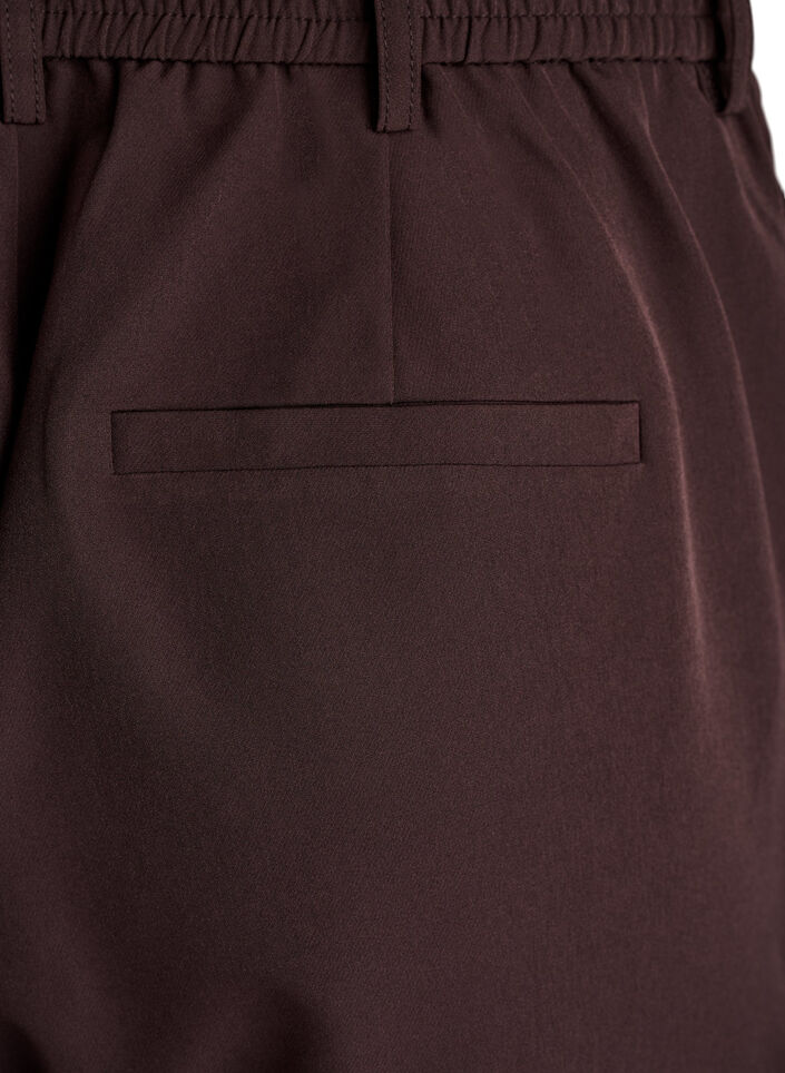Trousers with pockets and straight legs, Brown, Packshot image number 3