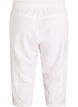 Cotton Capri trousers , White, Packshot image number 1