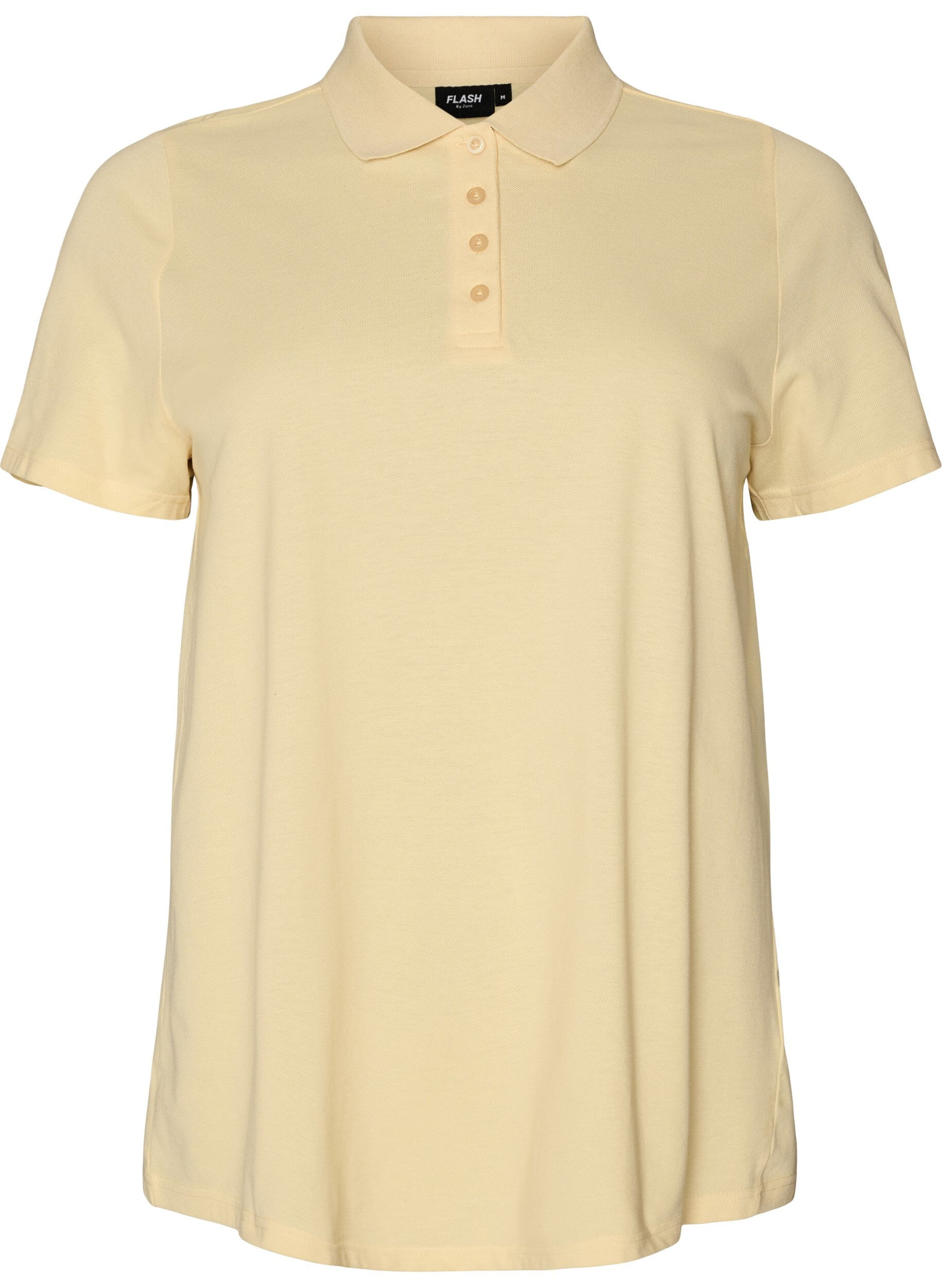 Zizzifashion Polo shirt with short sleeves, Yellow, Packshot image number 0