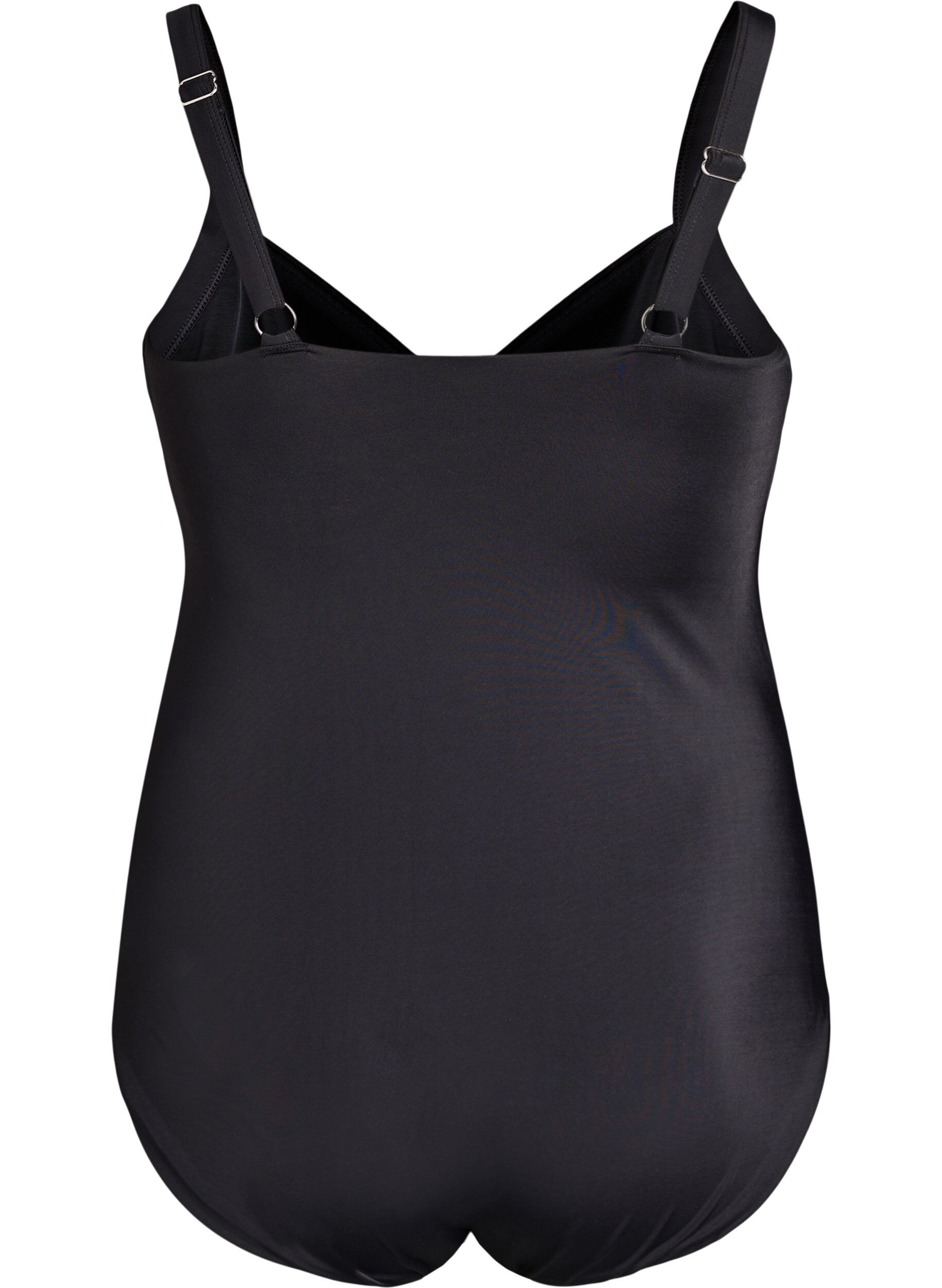 ZizzifashionSwimsuit with underwire and ruched effect, Black, Packshot image number 1