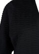 Knitted cardigan in cotton-viscose mix, Black, Packshot image number 2