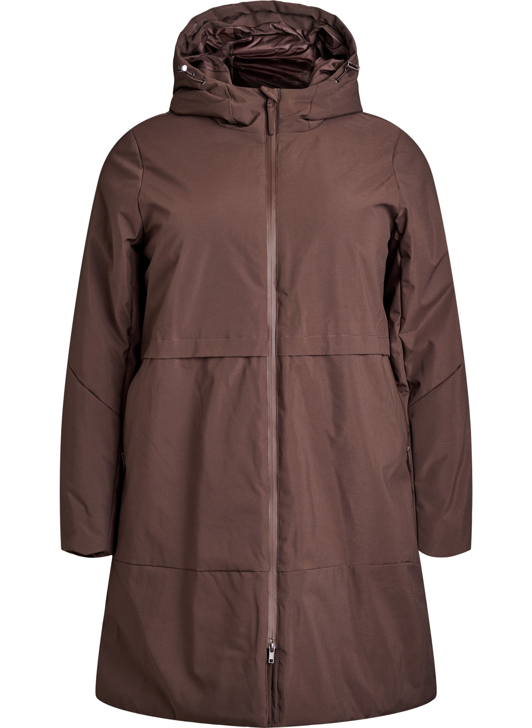Winter jacket with adjustable waist