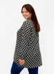 Patterned blouse with long sleeves, Birch W. Graphic, Model image number 1