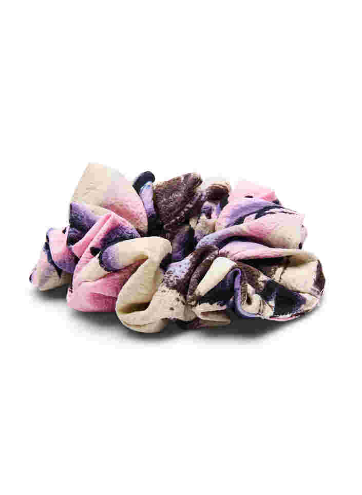 Plain scrunchie, Light Pink AOP, Packshot image number 1