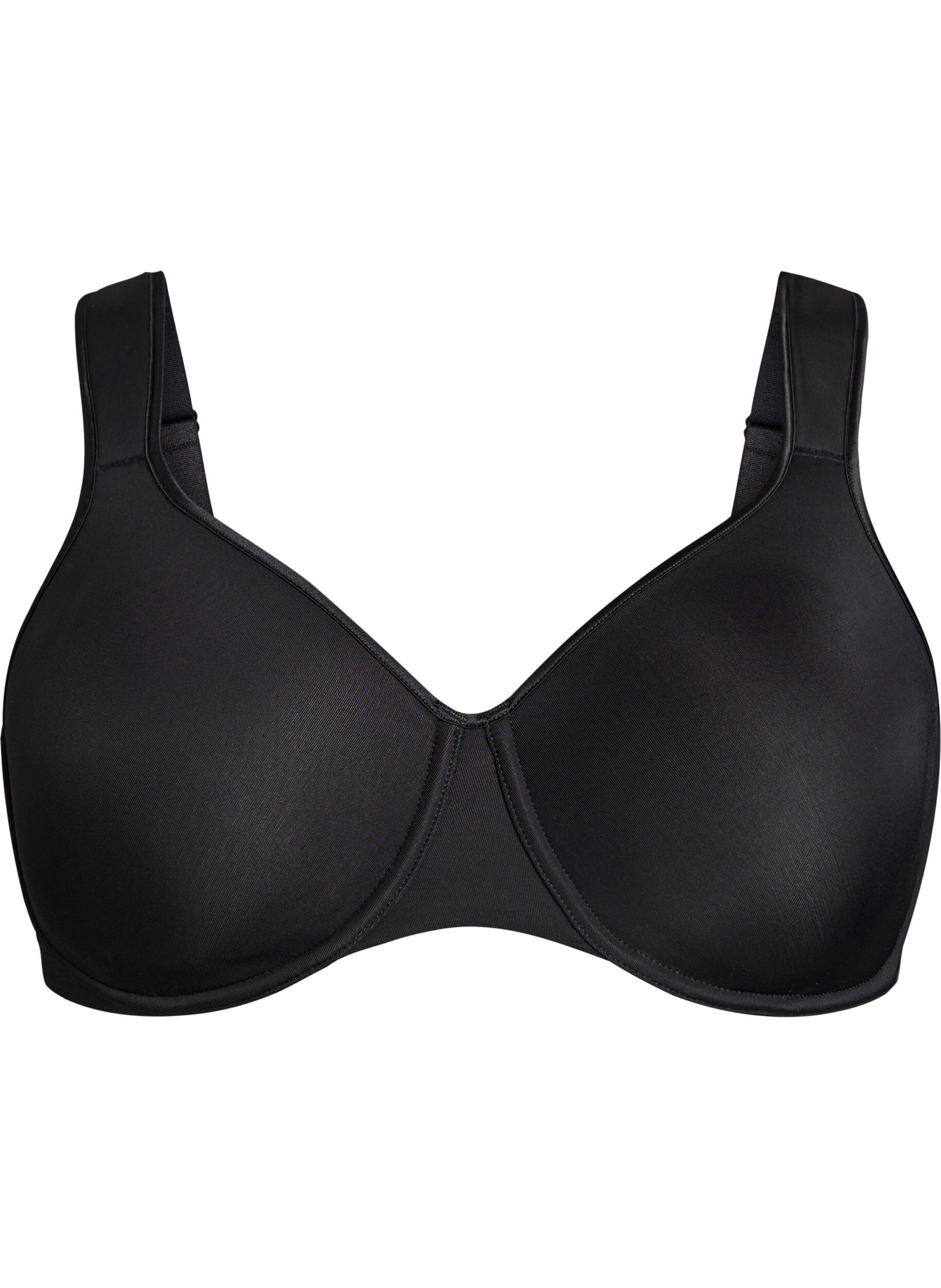 Minimizer bra with padded straps