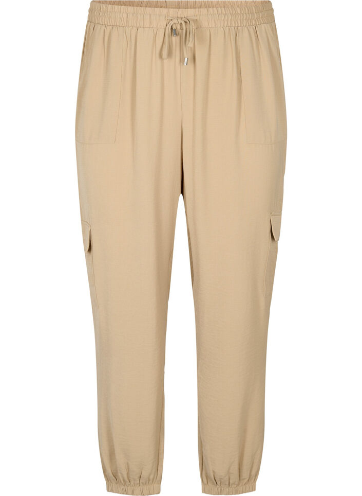 Solid coloured trousers with large pockets, Nomad, Packshot image number 0