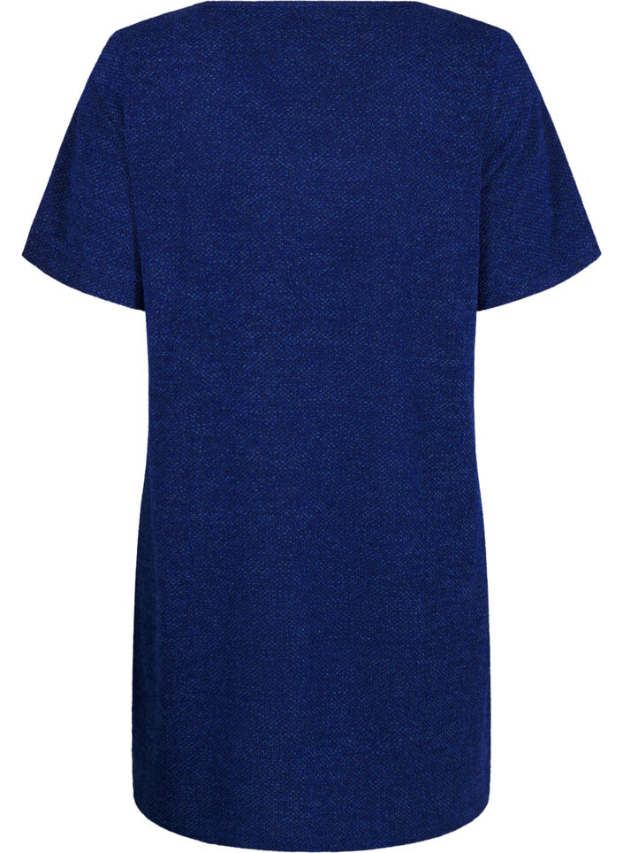 T-shirt dress with short sleeves, Sodalite Blue, Packshot image number 1