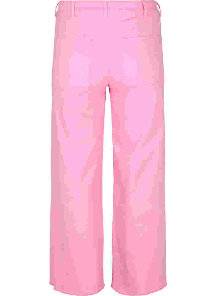 	 Flared jeans with high waist, Pink, Packshot image number 1