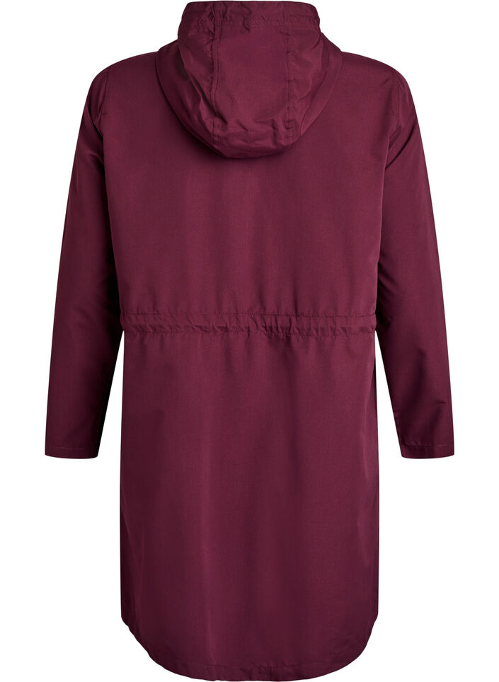 FLASH - Lightweight parka with a hood, Red, Packshot image number 1