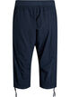 Cotton Capri trousers, Blue, Packshot image number 1