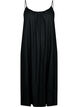 Sleeveless midi dress in viscose, Black, Packshot image number 0
