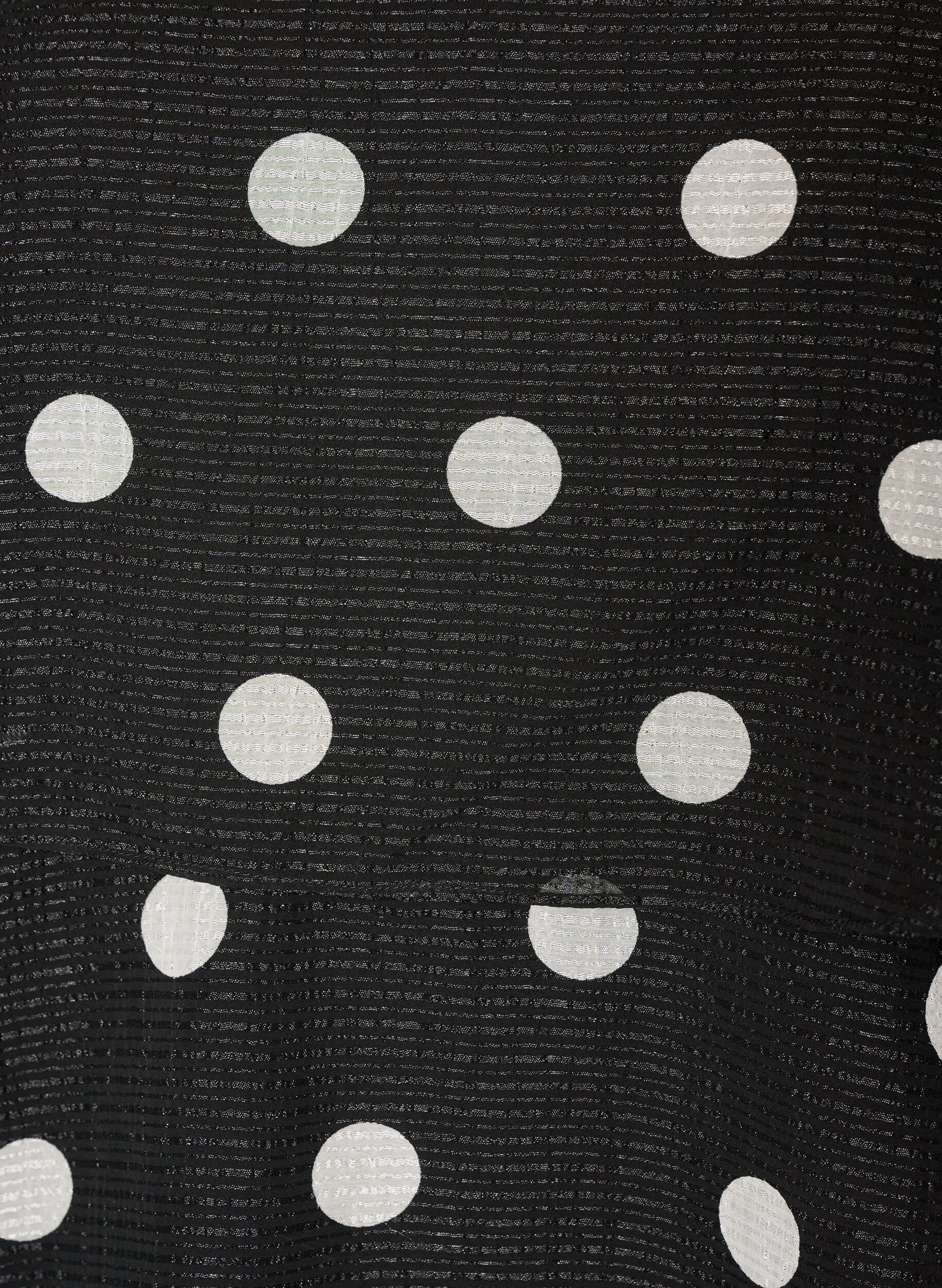 ZizzifashionLayered dress with ruffles and spaghetti straps, Black, Packshot image number 2