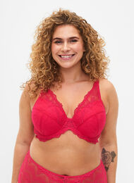 Padded lace bra with underwire, Love Potion, Model