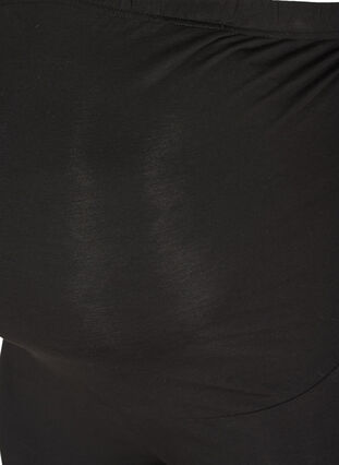 Cotton maternity leggings, Black, Packshot image number 2