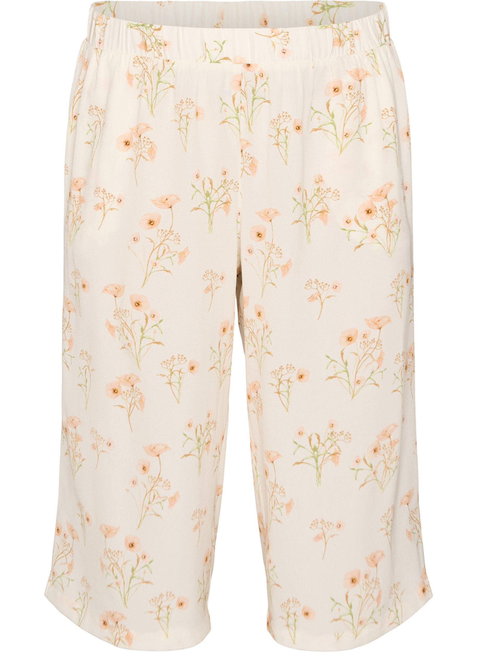 ZizzifashionCulotte trousers with print, Vanilla, Packshot image number 0