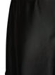 Satin-look skirt with lace trim, Black, Packshot image number 2