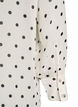 Viscose blouse with a ruffle collar, White, Packshot image number 3